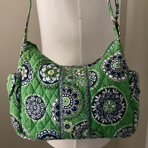 Vera Bradley Handbags - Vera Bradley Cupcakes Green Shoulder Bag